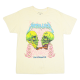 METALLICA Mens Band T-Shirt Yellow L