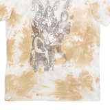 KISS Tie-Dye Mens Band T-Shirt Brown M