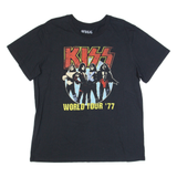KISS World Tour Womens Band T-Shirt Black 3XL