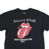 THE ROLLING STONES North America Tour Womens Band T-Shirt Black L