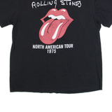 THE ROLLING STONES North America Tour Womens Band T-Shirt Black L