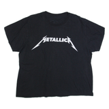 METALLICA Womens Band T-Shirt Black XL