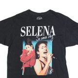 SELENA Mens Band T-Shirt Black L