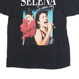 SELENA Mens Band T-Shirt Black L