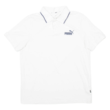 PUMA Mens Polo Shirt White M
