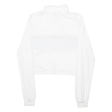 ELLESSE Womens Polo Shirt White Long Sleeve UK 10