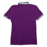 LACOSTE Mens Polo Shirt Purple S