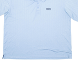 UMBRO Mens Polo Shirt Blue Striped 2XL