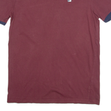 FILA Mens T-Shirt Maroon S