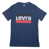 LEVI'S Mens T-Shirt Blue S