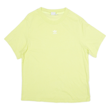 ADIDAS Womens T-Shirt Green UK 8