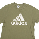 ADIDAS Mens T-Shirt Green S