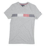 TOMMY HILFIGER Slim Fit Mens T-Shirt Grey XS