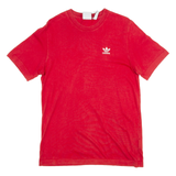 ADIDAS Mens T-Shirt Red S