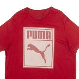 PUMA Mens T-Shirt Red XL