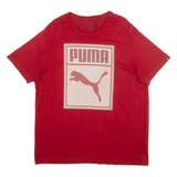 PUMA Mens T-Shirt Red XL