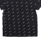 CHAMPION Mens T-Shirt Black Crew Neck M