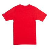 CHAMPION Mens T-Shirt Red Crew Neck XS