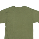 CHAMPION Mens T-Shirt Green Crew Neck M