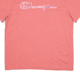 CHAMPION Mens T-Shirt Pink Crew Neck XL
