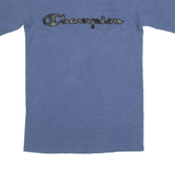 CHAMPION Mens T-Shirt Blue Crew Neck S