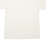 CHAPS RALPH LAUREN Striped Mens T-Shirt Cream V-Neck XL