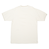 CHAPS RALPH LAUREN Striped Mens T-Shirt Cream V-Neck XL