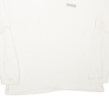 CHAPS RALPH LAUREN Mens T-Shirt Cream Long Sleeve V-Neck XL
