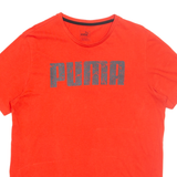 PUMA Mens T-Shirt Red L