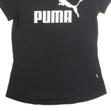 PUMA Womens T-Shirt Black XS
