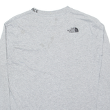 THE NORTH FACE Womens T-Shirt Grey Long Sleeve M