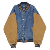 DUBROOKE Appleton Papers Inc Mens Bomber Jacket Blue 90s USA L