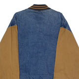 DUBROOKE Appleton Papers Inc Mens Bomber Jacket Blue 90s USA L