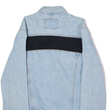 LEVI'S Mens Denim Jacket Blue Colourblock M
