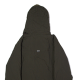 BILLABONG Womens Ski Jacket Brown Hooded Pinstripe UK 8