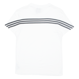 ADIDAS Mens T-Shirt White XXS