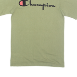 CHAMPION Mens T-Shirt Green S