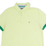 TOMMY HILFIGER Mens Polo Shirt Green M