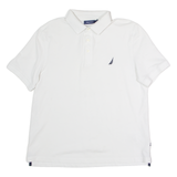 NAUTICA Mens Polo Shirt White M