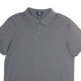 CALVIN KLEIN Mens Polo Shirt Grey L