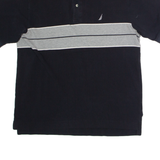 NAUTICA Mens Polo Shirt Black L