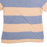CHAPS Mens Polo Shirt Pink Striped M