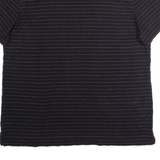 CALVIN KLEIN Mens Polo Shirt Black Striped XL
