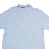 CHAPS Mens Polo Shirt Blue Striped L