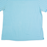 CHAPS Mens Polo Shirt Blue Striped 2XL