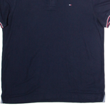 TOMMY HILFIGER Mens Polo Shirt Black L