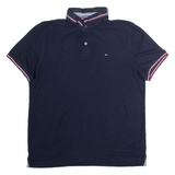TOMMY HILFIGER Mens Polo Shirt Black L