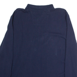 NAUTICA Mens Polo Shirt Blue Long Sleeve L