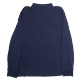 NAUTICA Mens Polo Shirt Blue Long Sleeve L