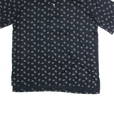 POLO RALPH LAUREN Mens Polo Shirt Black Polka Dot L